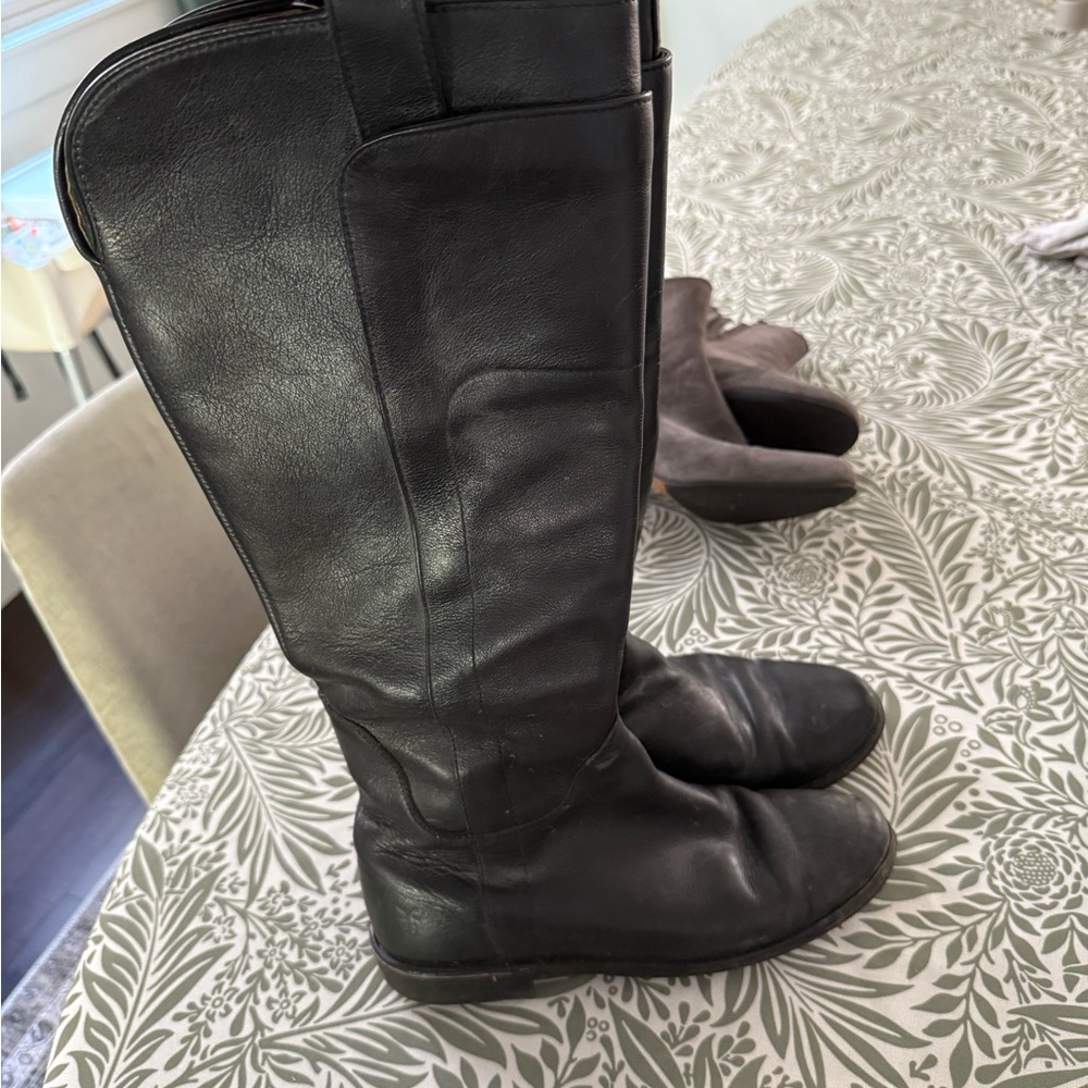 Frye Black Leather Boots
